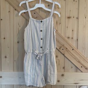 Girls Old Navy Tank Top Linen Romper Size XL 14-16